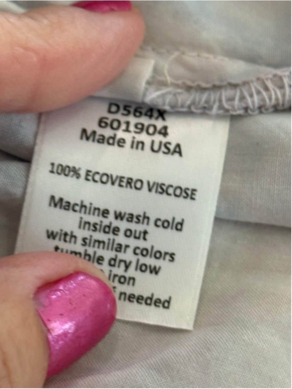 RIVER + SKY Blue Pink Tie-Dye Long Sleeve Dress Size S - Picture 11 of 11